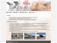 Tablet Screenshot of obojan.pl